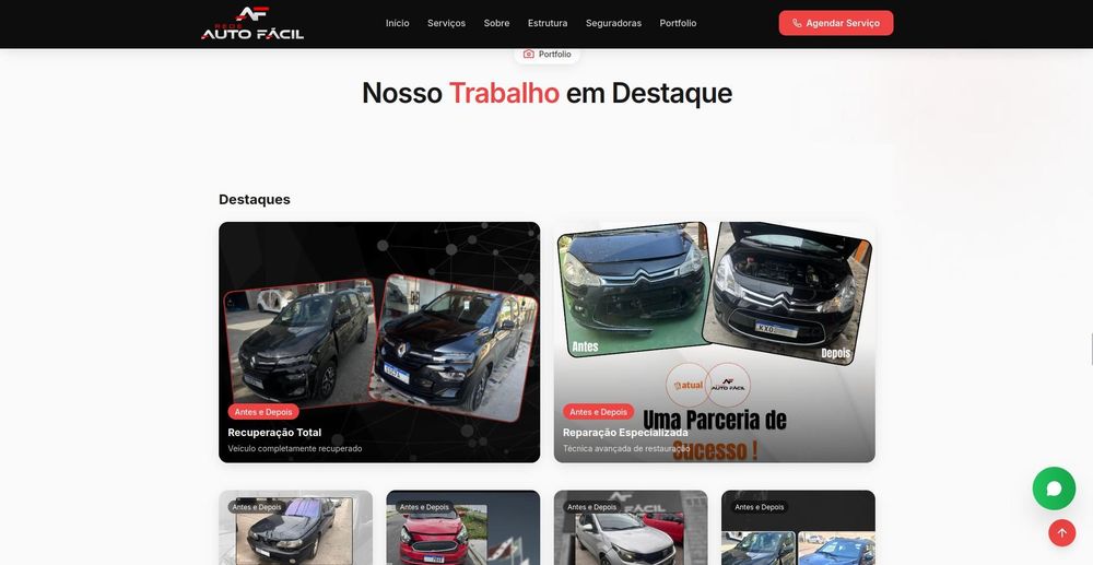 Imagem 6 do projeto Desenvolvimento de Website Institucional e Plataforma de Vendas para Rede Auto Fácil