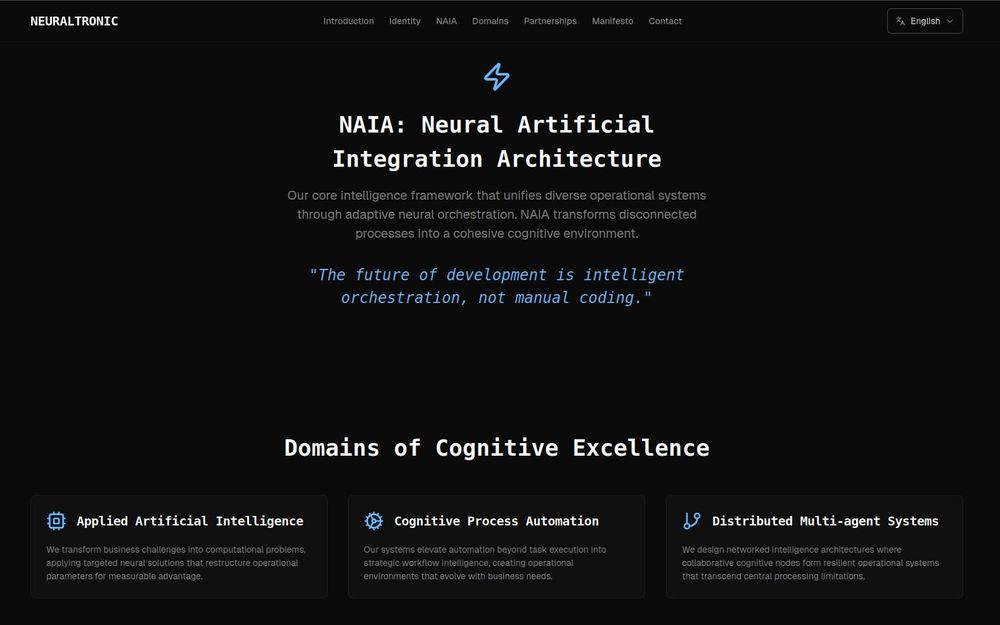 Imagem 3 do projeto Criação e Desenvolvimento Completo do Website Neuraltronic AI