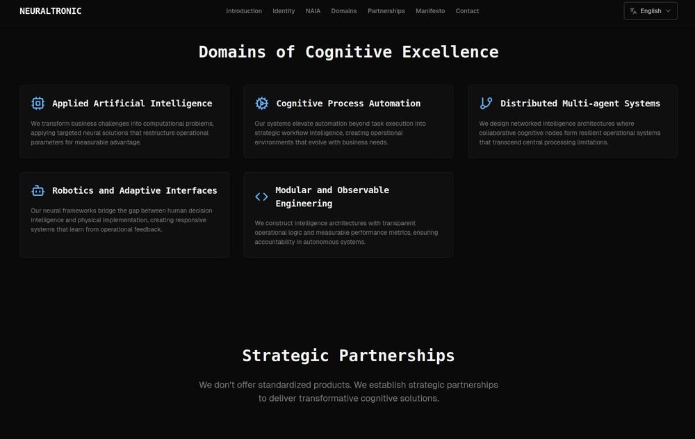 Imagem 4 do projeto Criação e Desenvolvimento Completo do Website Neuraltronic AI