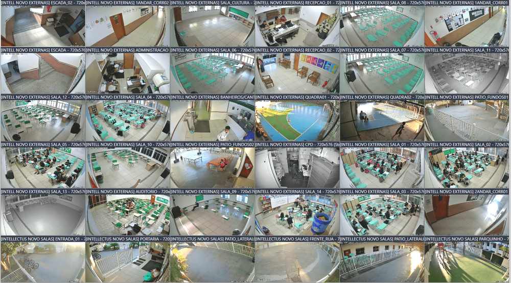 Sistema de CFTV IP - Projeto Completo para 50 Câmeras