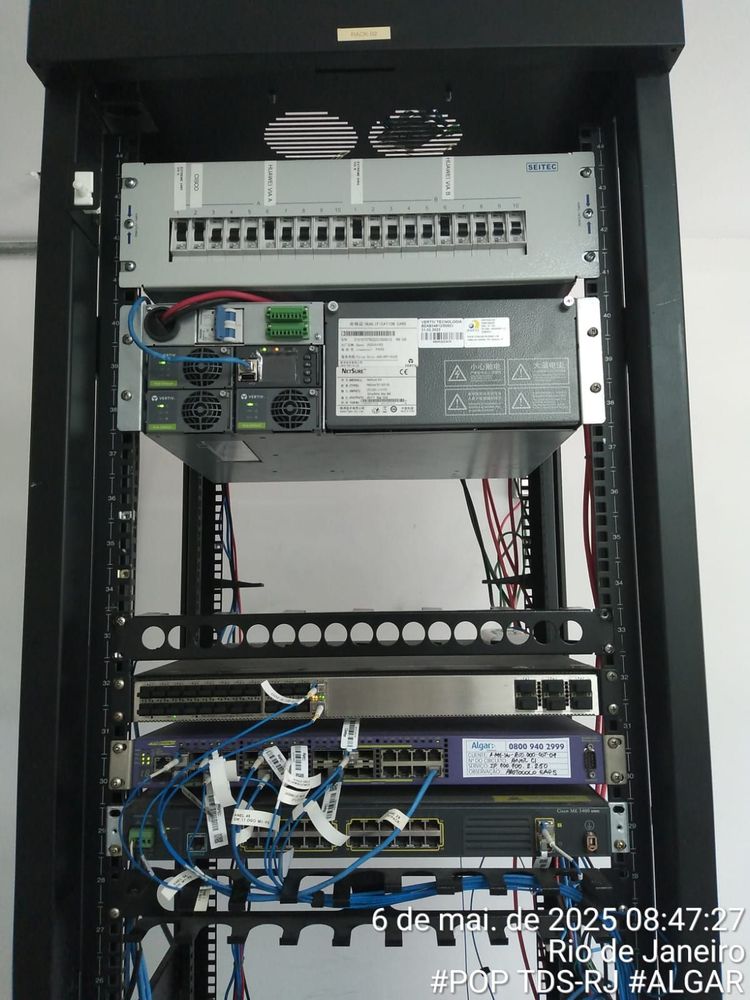 Troca de Fonte Sem Interrupção e Instalação de PDU