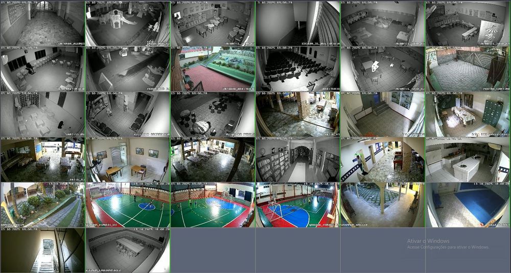 Imagem 1 do projeto Sistema de CFTV IP de Alta Resolução com Cabeamento Estruturado e Segmentação de Rede