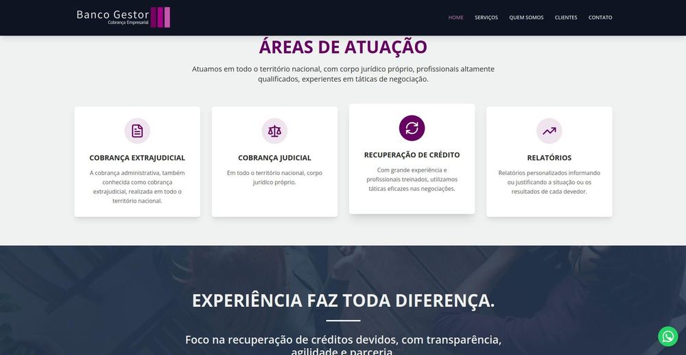 Imagem 2 do projeto Refatoração e Desenvolvimento de Website Institucional