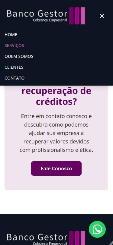 Imagem 5 do projeto Refatoração e Desenvolvimento de Website Institucional